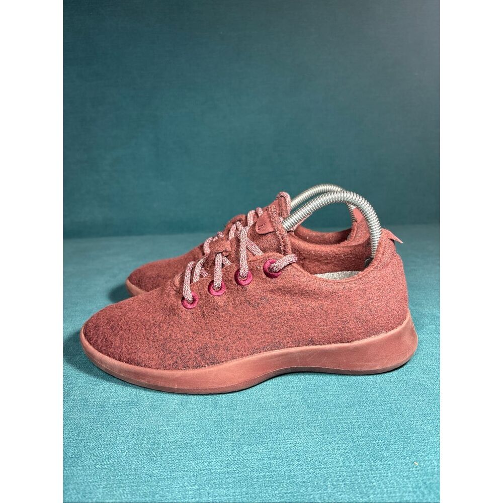 Allbirds Wool Runners Dark Rose Merino Wool Sneakers Women’s Size 9